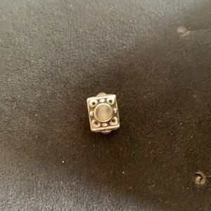 Pandora Charm | Silver and moon gem